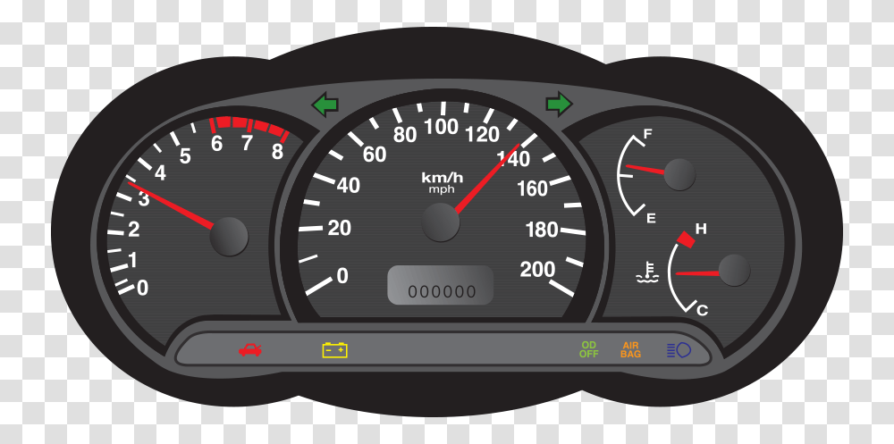 Dashboard Icons Car Illustration Dashboard, Gauge, Tachometer, Wristwatch, Clock Tower Transparent Png