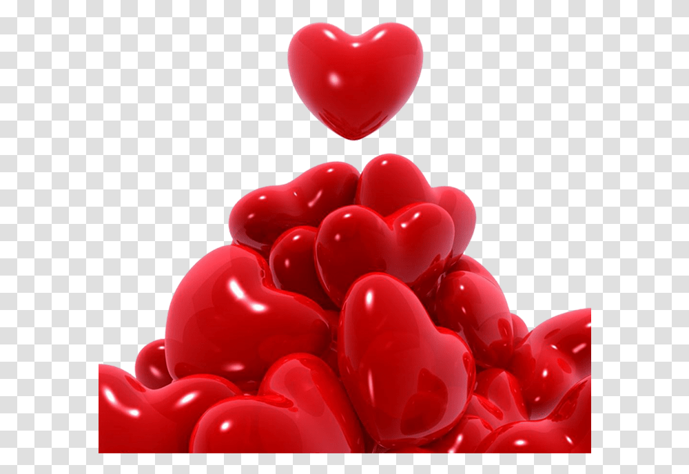 Dashing Heart Balloons 3d Heart No Background Transparent Png