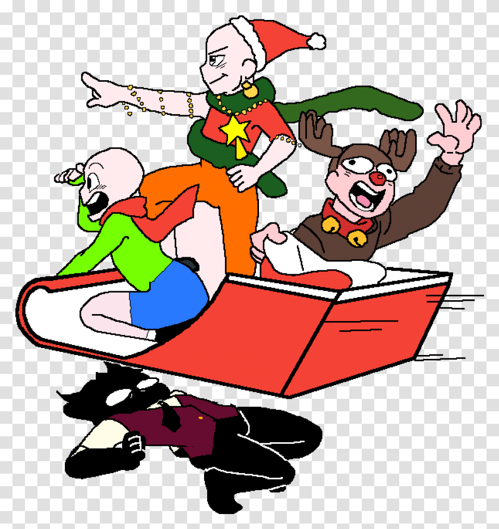 Dashing Through The Air Christmas Elf, Performer, Person, Human, Poster Transparent Png