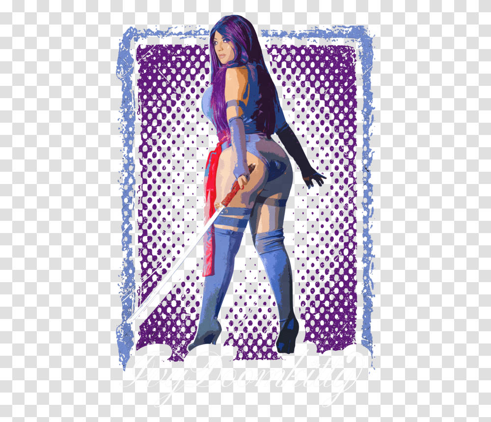 Dat Psylocke Tho Download Stocking, Person, Costume, Leisure Activities, Circus Transparent Png