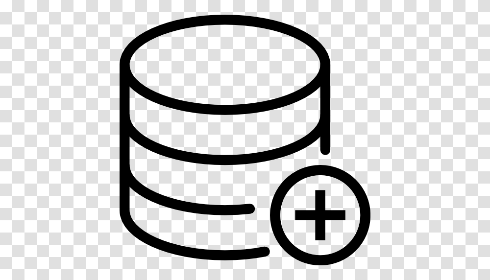 Data Add Database Icon Ios Iconset, Barrel, Cylinder, Rug Transparent Png