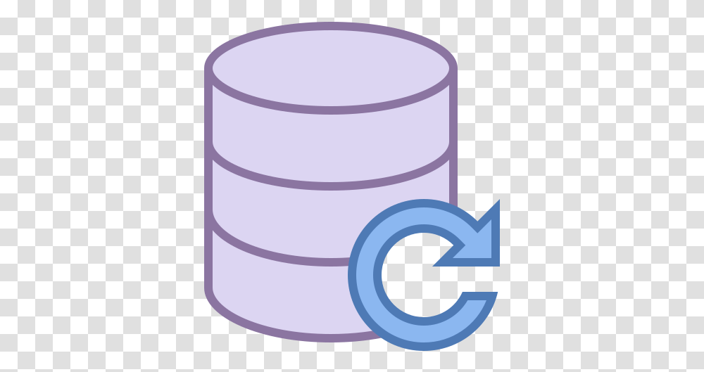 Data Backup Icon Base De Datos, Barrel, Cylinder, Rain Barrel Transparent Png
