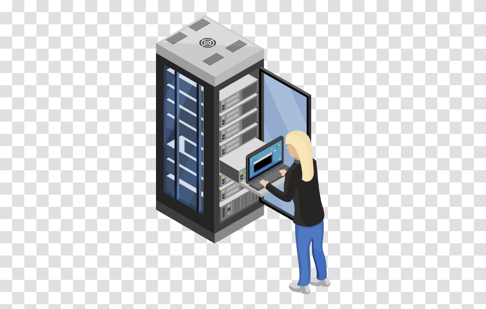 Data Center, Computer, Electronics, Hardware, Server Transparent Png