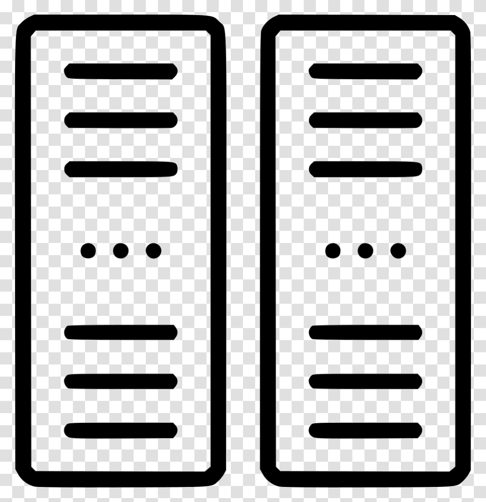 Data Center Icon Svg, Stencil Transparent Png