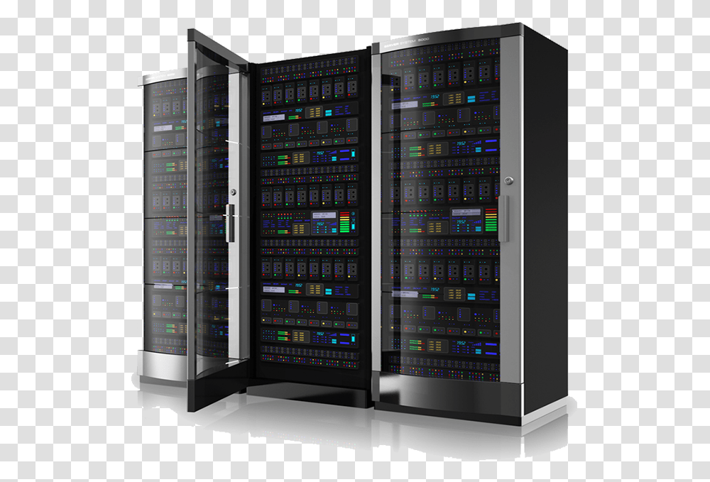 Data Center Servers 3d Computer Server Rack, Hardware, Electronics, Monitor, Screen Transparent Png