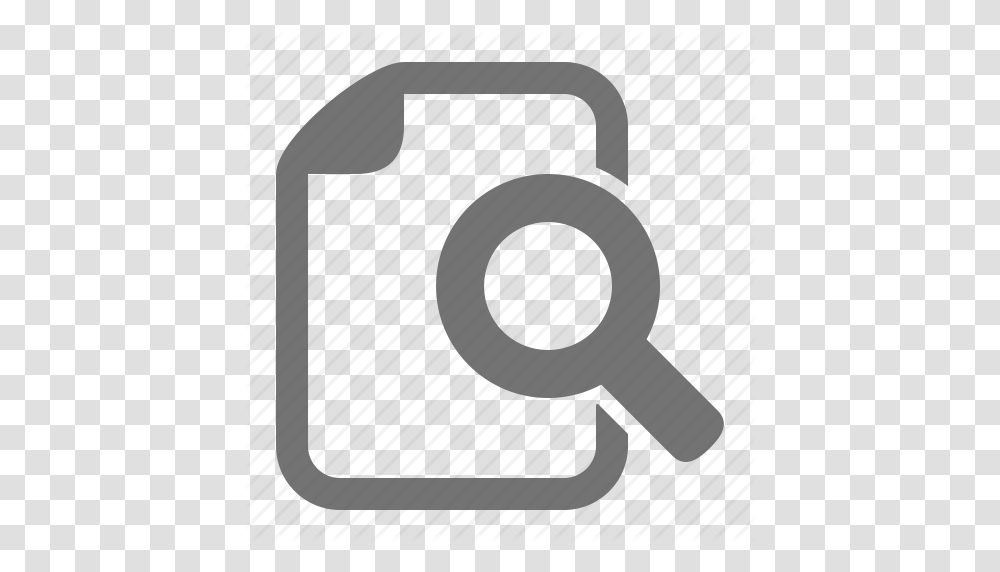 Data Document File Find Magnifier Search Zoom Icon, Key, Security Transparent Png