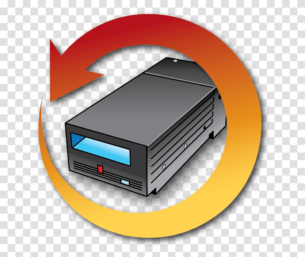 Data Lifecycle Management Image Tape Library Icon, Electronics, Cd Player Transparent Png