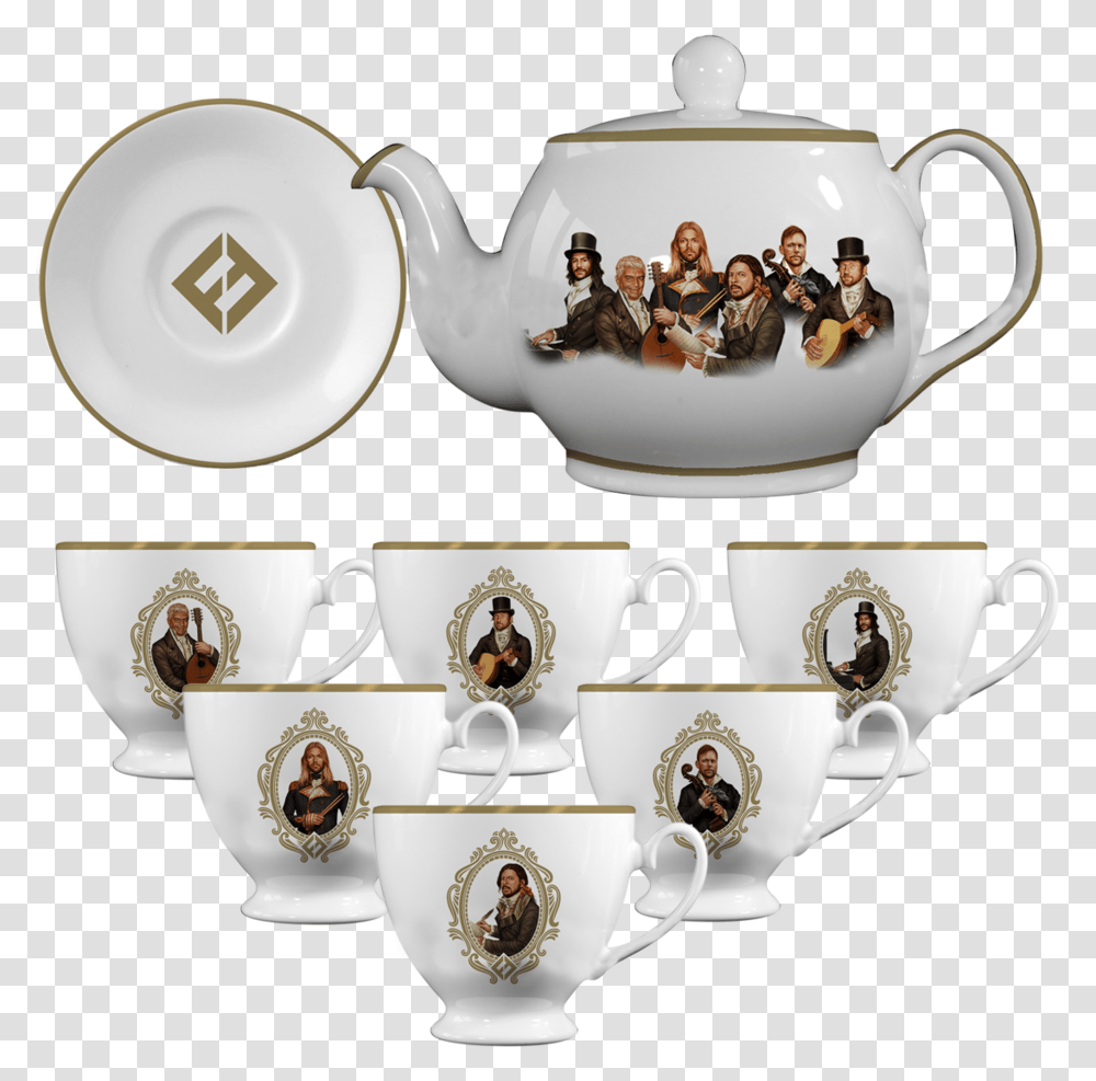 Data Mfp Src Cdn Foo Fighters Tea Set, Pottery, Person, Human, Teapot Transparent Png