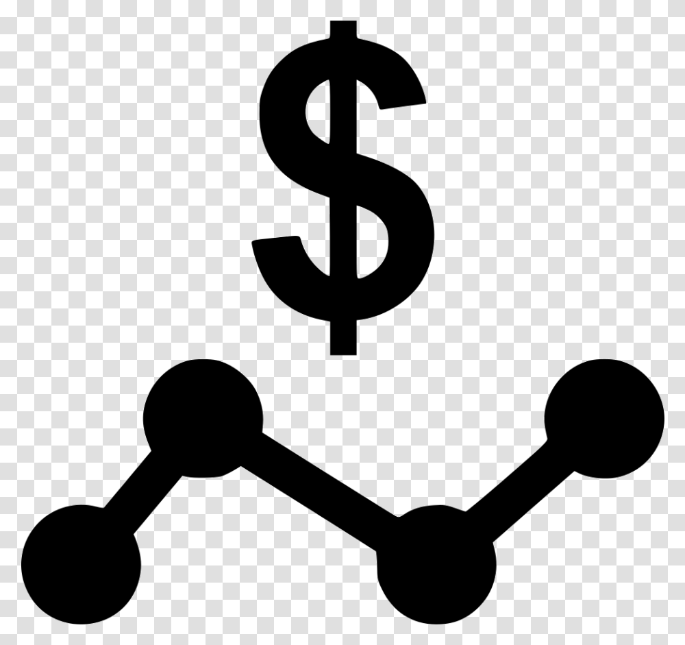 Data Money Analyze Business Icon, Hook, Silhouette, Stencil Transparent Png