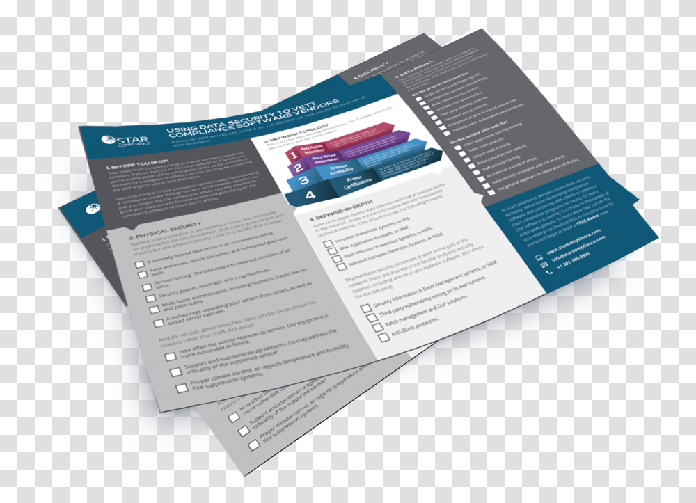 Data Security Checklist Brochure, Flyer, Poster, Paper, Advertisement Transparent Png