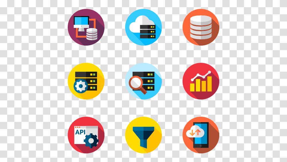 Database And Servers Icon, Logo, Trademark Transparent Png