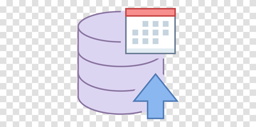 Database Daily Import Icon Vertical, Text, Calendar Transparent Png