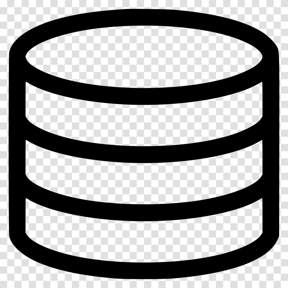 Database Icon Free Download, Barrel, Keg, Cylinder Transparent Png