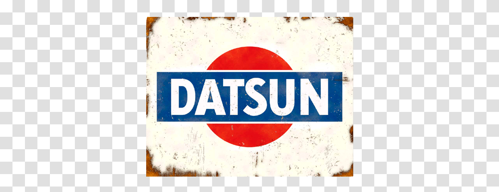Datsun Retro Tin Sign Retro Datsun Logo, Text, Symbol, Word, Alphabet Transparent Png