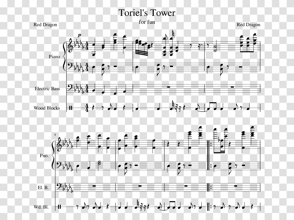 Datte Atashi No Hero Piano Sheet, Gray, World Of Warcraft Transparent Png