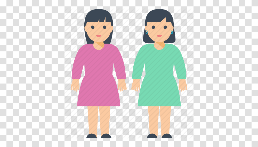 Daughters Girls Happy Sisters Sister Sister Love Icon, Hand, Person, Human, Sleeve Transparent Png