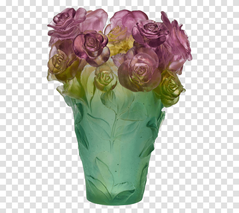 Daum Vase, Pottery, Jar, Floral Design, Pattern Transparent Png