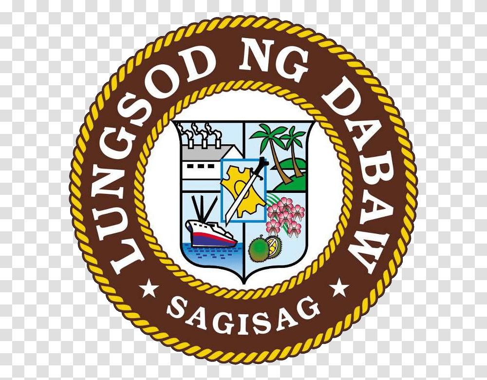 Davao City Ph Official Seal, Logo, Trademark, Badge Transparent Png