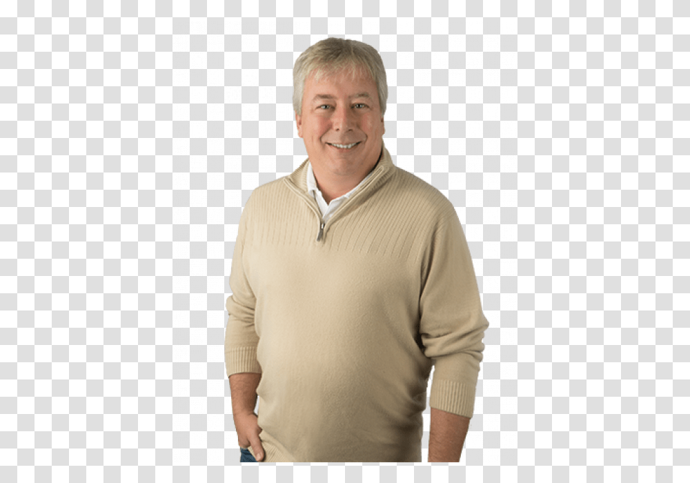 Dave Chmiel Standing, Clothing, Apparel, Sweater, Person Transparent Png