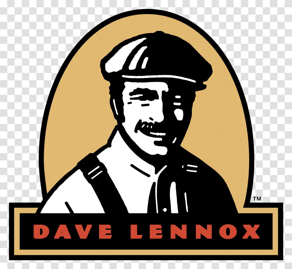 Dave Lennox Logo, Trademark, Person, Human Transparent Png