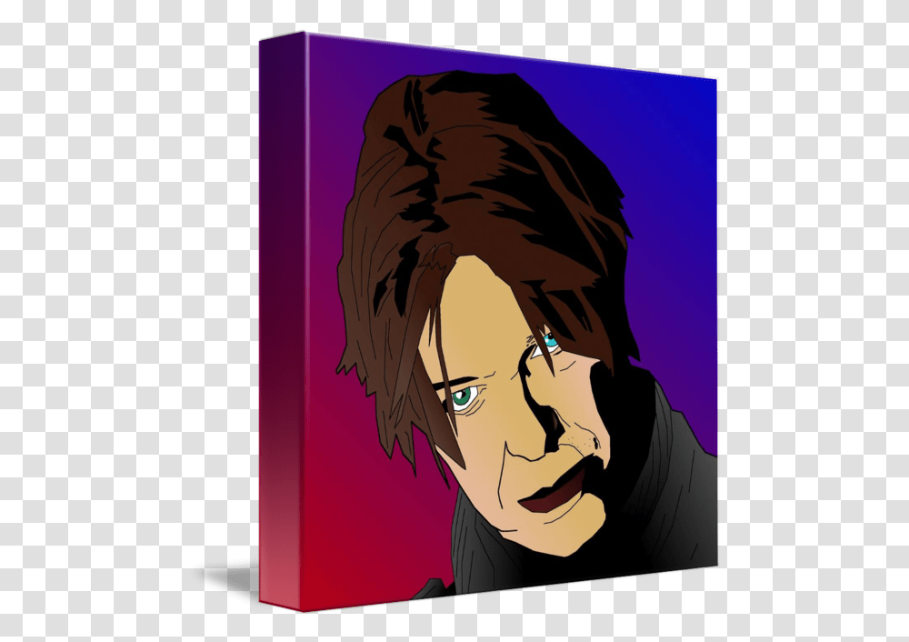 David Bowie By Binary Options Hair Design, Comics, Book, Manga, Graphics Transparent Png