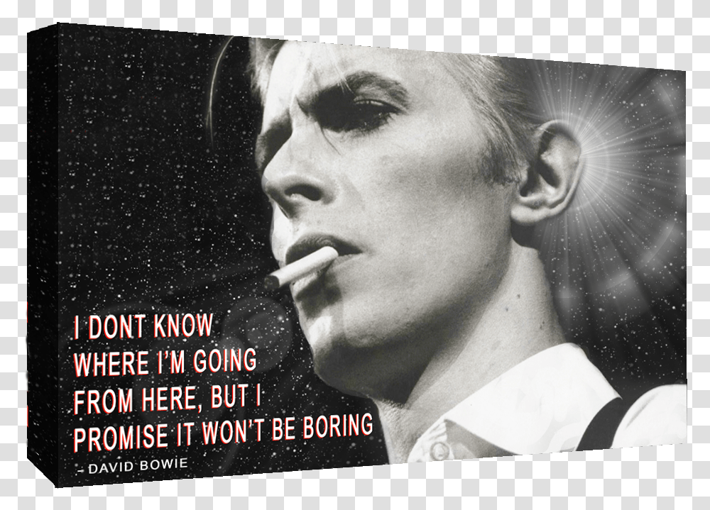 David Bowie Quote David Bowie, Person, Smoking, Smoke, Head Transparent Png