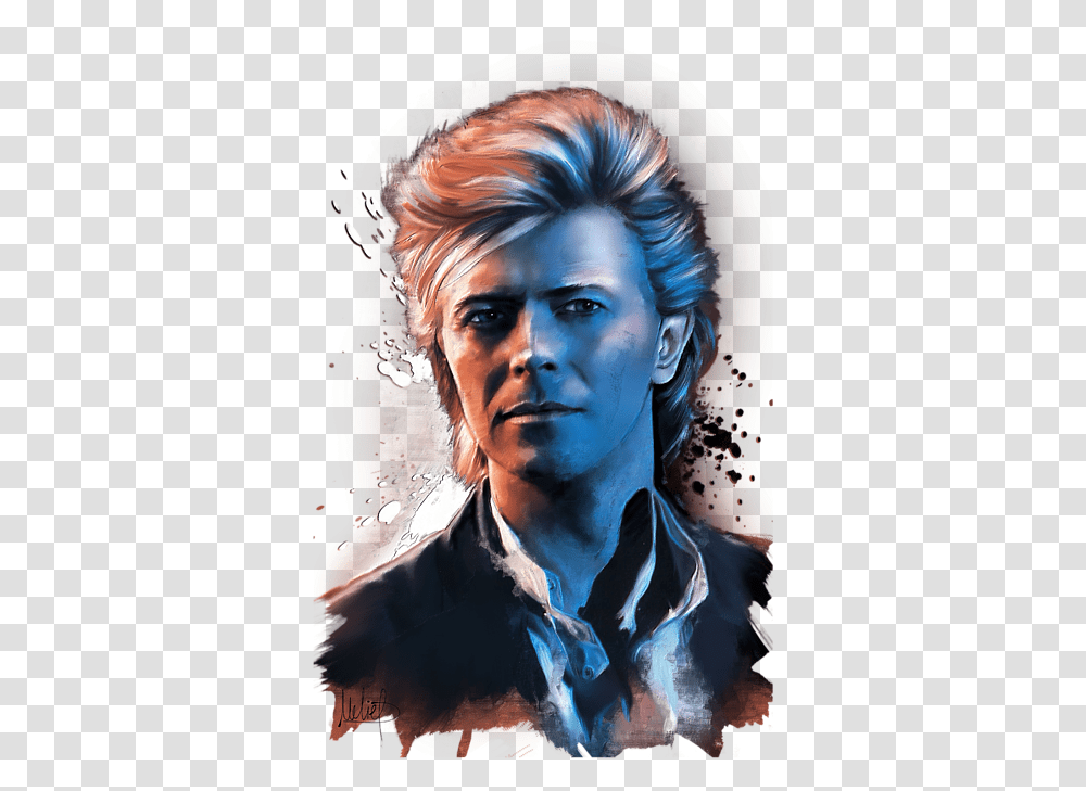 David Bowie Weekender Tote Bag For Sale Music, Poster, Advertisement, Person, Face Transparent Png