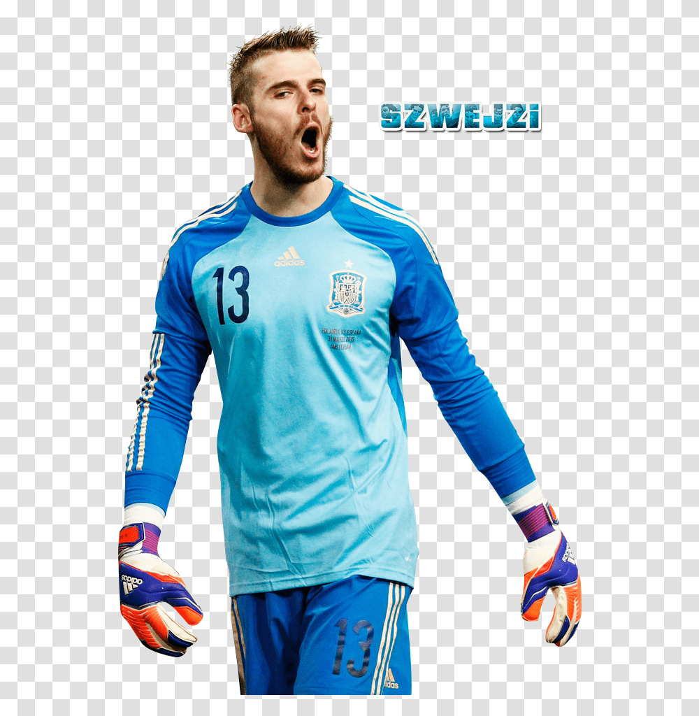 David De Gea Spain, Sleeve, Apparel, Long Sleeve Transparent Png