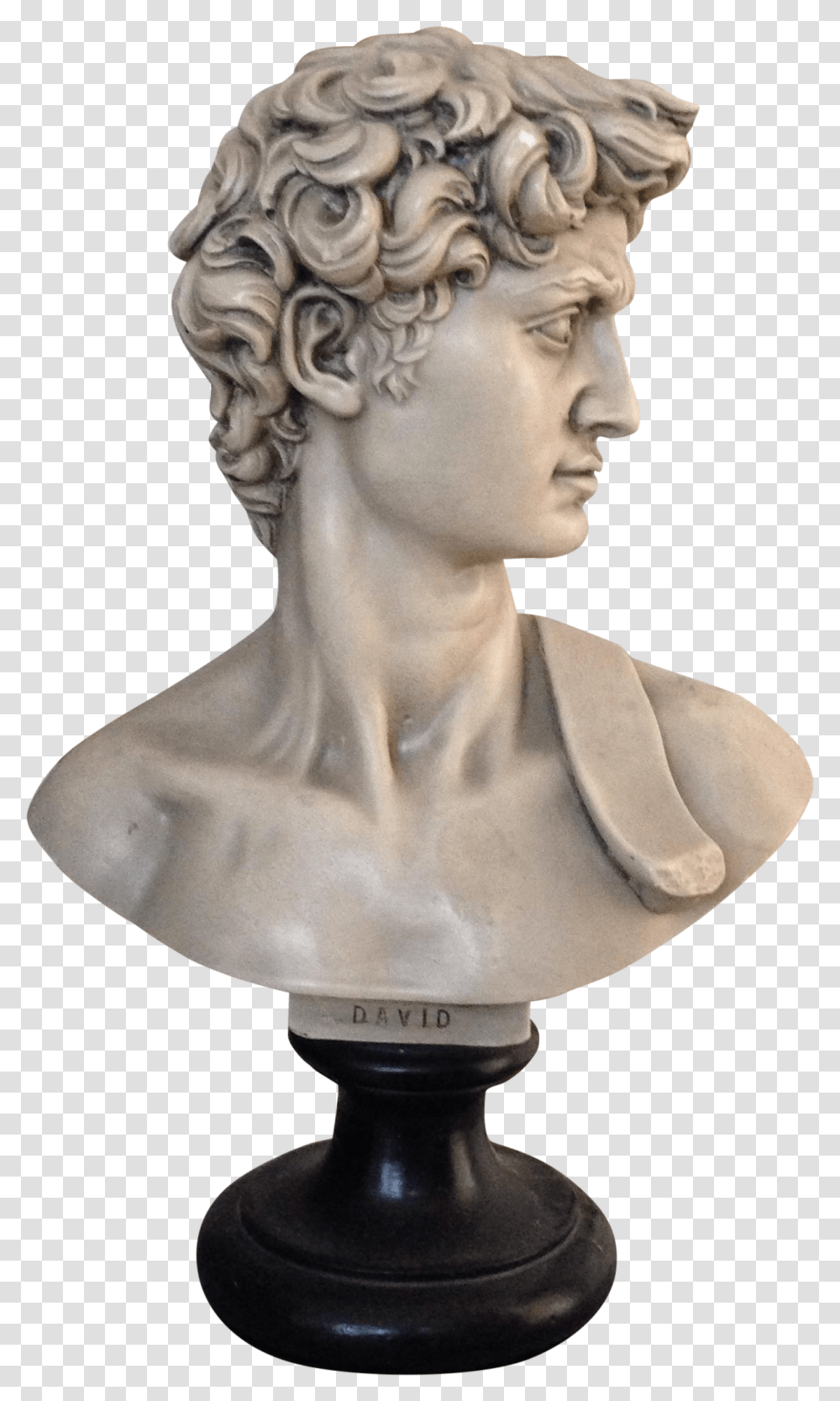 David Statue Greek Statue Head, Sculpture, Person, Human Transparent Png