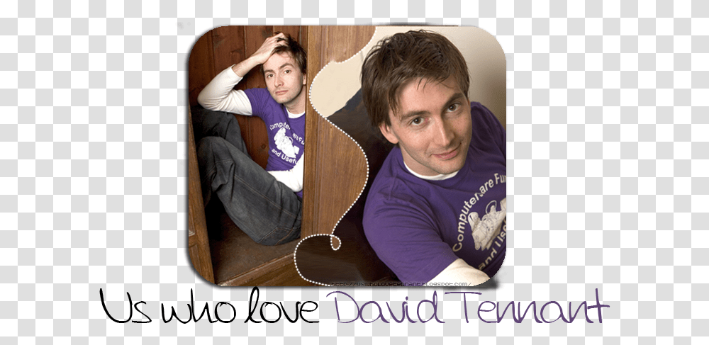 David Tennant Us Who Love David Tennant David Photo Caption, Person, Wood, Leisure Activities, Guitar Transparent Png
