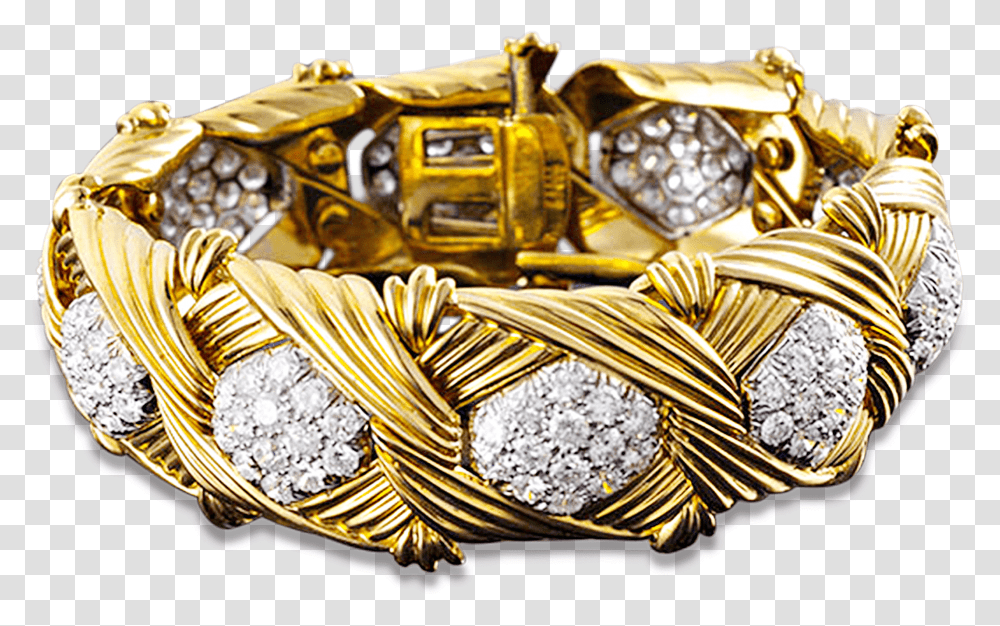 David Webb Gold And Diamond Bracelet David Webb Bracelet, Accessories, Accessory, Jewelry, Crystal Transparent Png
