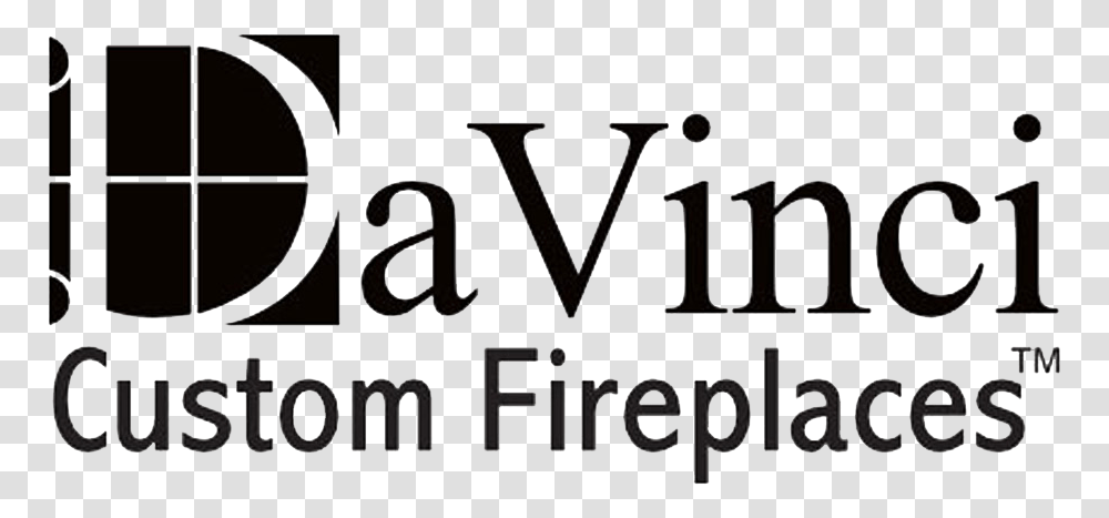 Davinci Custom Fireplaces Logo, Alphabet, Word, Label Transparent Png