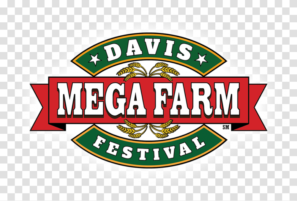 Davis Mega Farm Festival Label, Logo, Crowd Transparent Png
