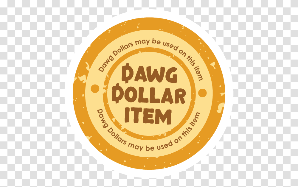Dawg Dollar Item Icon Circle, Label, Sticker, Word Transparent Png