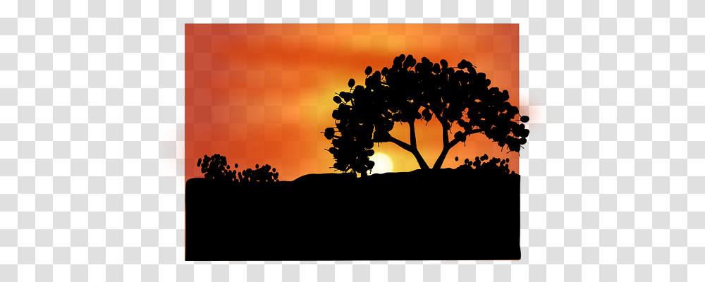 Dawn Holiday, Nature, Outdoors, Silhouette Transparent Png