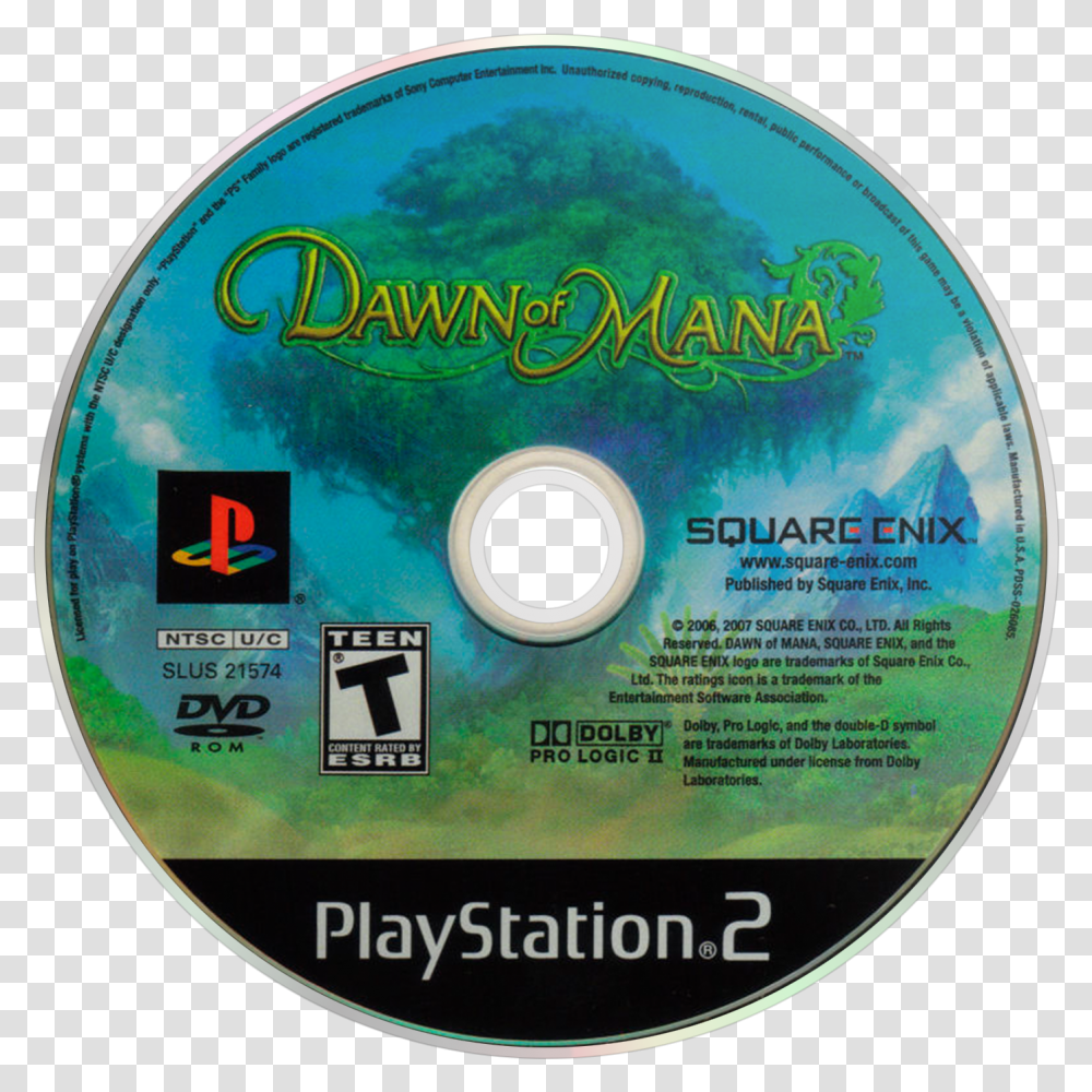 Dawn Of Mana Details Space Channel 5 Disc, Disk, Dvd Transparent Png