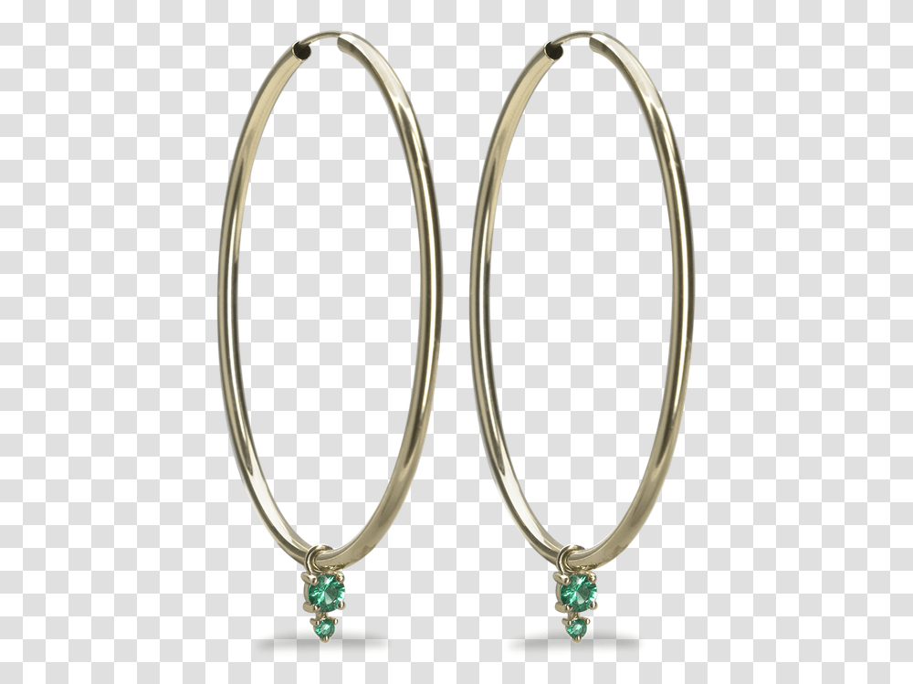 Dawson Emerald Hoop Earrings Solid, Accessories, Accessory, Jewelry, Necklace Transparent Png