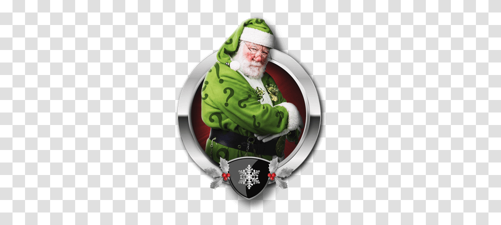 Day 19 Christmas Riddler, Person, Human, Face, Dish Transparent Png