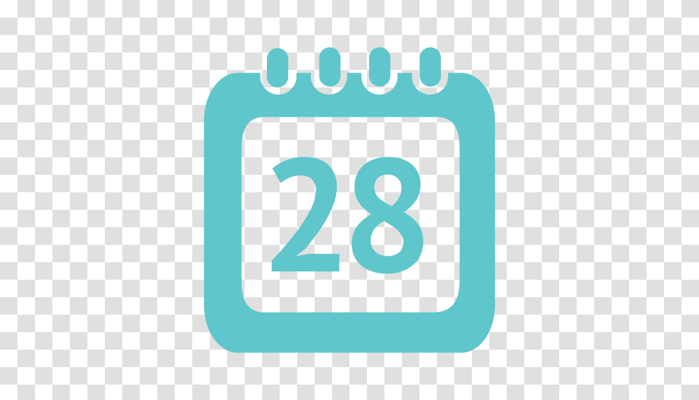 Day Calendar Icon, Number, Word Transparent Png