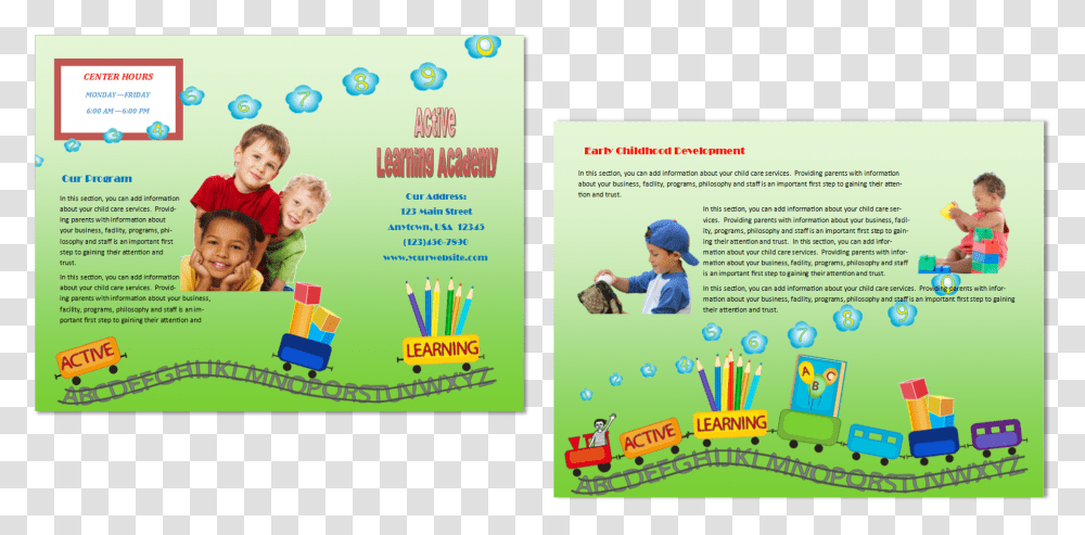 Day Care Flyers Child Care Brochure, Poster, Advertisement, Paper, Person Transparent Png