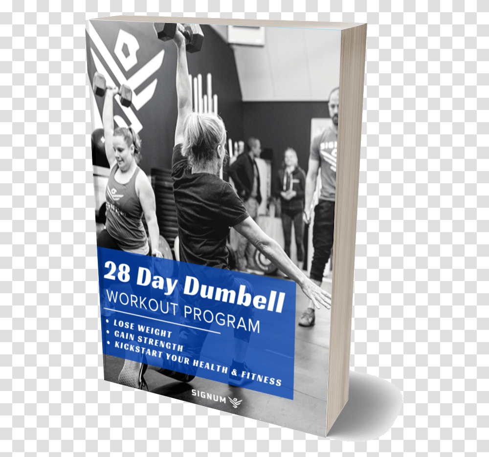 Day Dumbbell Workout Program Banner, Advertisement, Poster, Person, Human Transparent Png