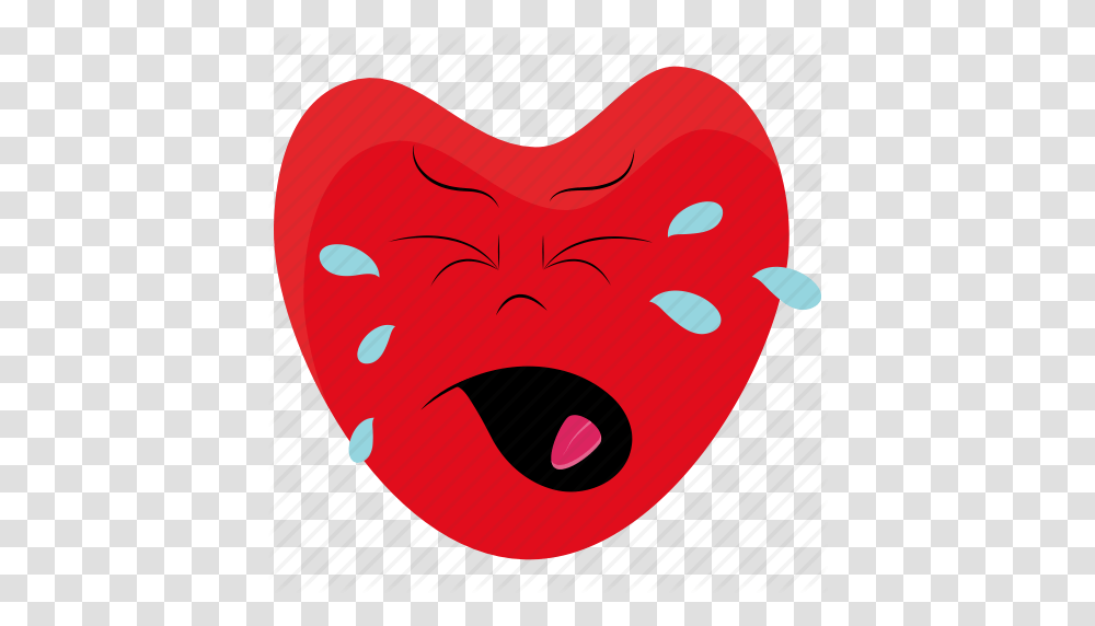 Day Emoji Emoticon Heart Love Sad Valentines Icon, Plant, Mouth, Lip, Food Transparent Png