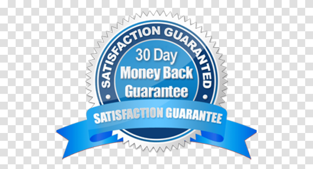 Day Guarantee Clipart Satisfaction 30 Day Satisfaction Guaranteed, Label, Poster, Advertisement Transparent Png