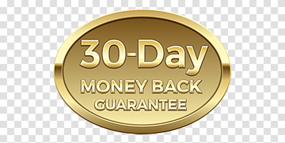 Day Guarantee Image All Circle, Gold, Coin, Money, Label Transparent Png