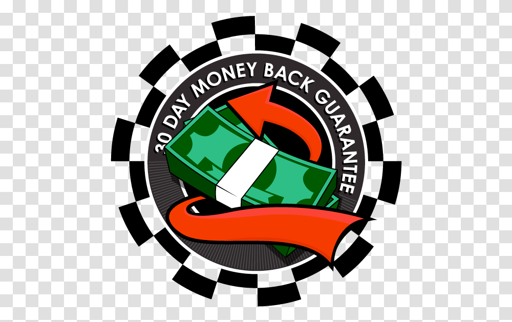 Day Guarantee Policy Emblem, Logo, Trademark, Recycling Symbol Transparent Png