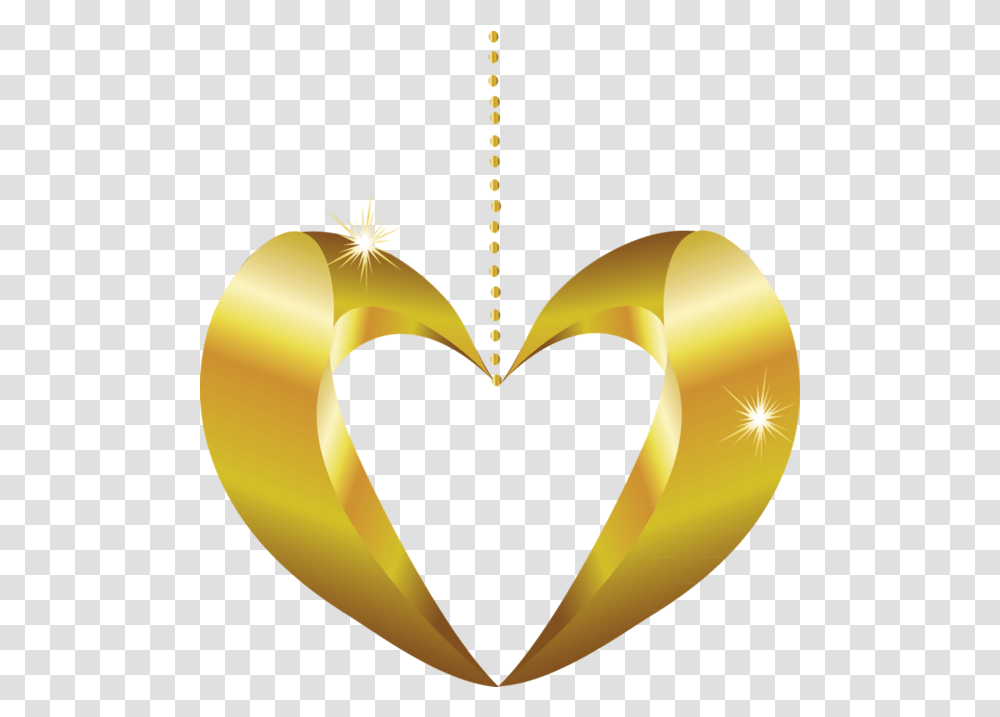 Day Heart Yellow For Valentine Heart, Banana, Fruit, Plant, Food Transparent Png