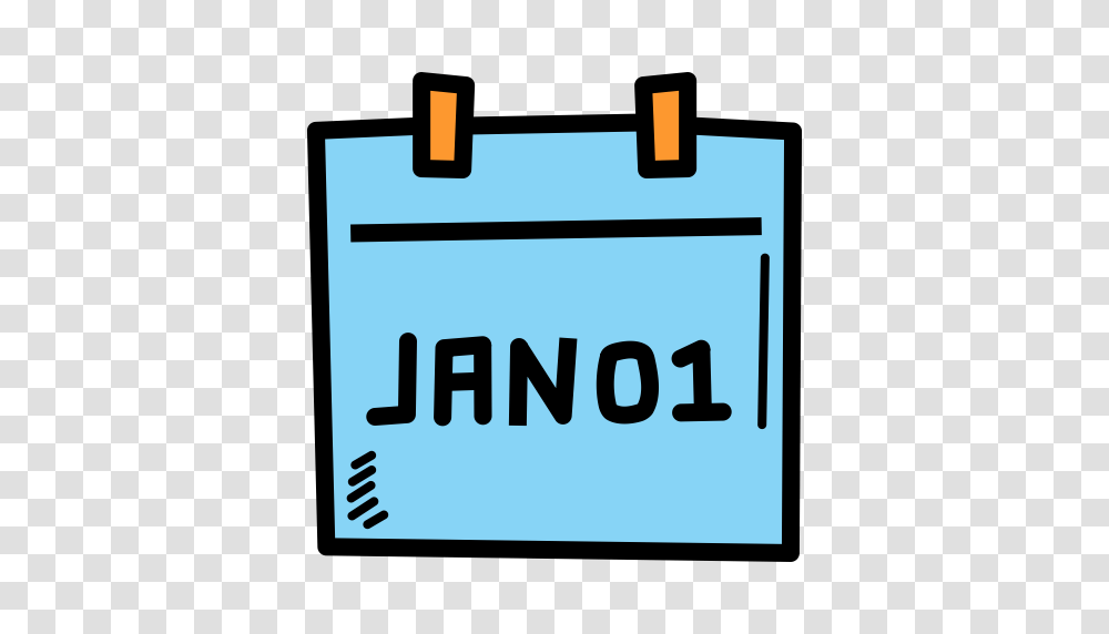 Day January New Year Calendar Date Event Month Icon, Bag, Shopping Bag, First Aid Transparent Png