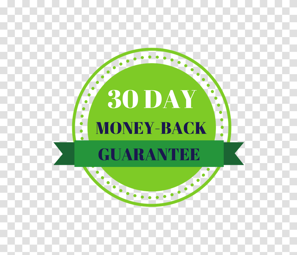 Day Money Back Guarantee Badge Bg, Green, Label, Logo Transparent Png