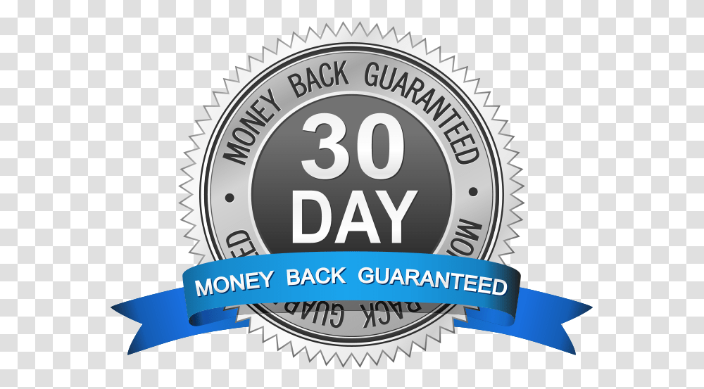 Day Money Back Guarantee, Label, Logo Transparent Png