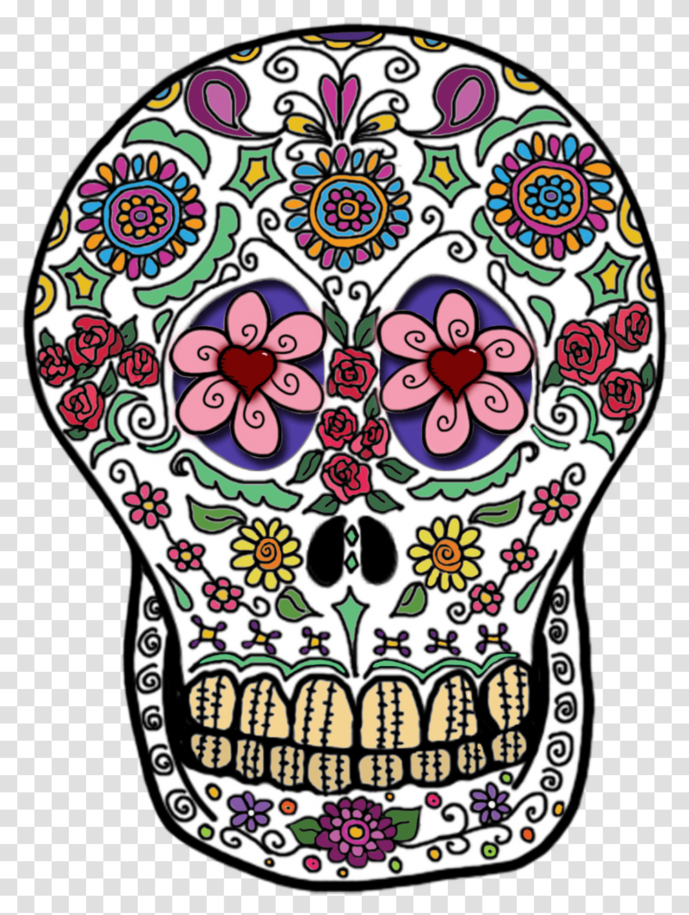 Day Of Dead In Day Of The Dead Skull, Doodle, Drawing Transparent Png